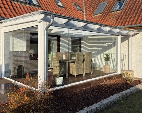 Kaltwintergarten in Weiß Kaltwintergarten in Weiß